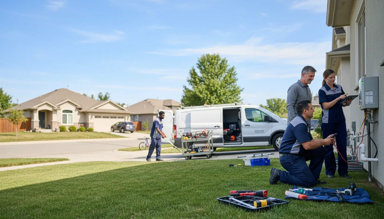 Tankless water heater service in Monument, OR
